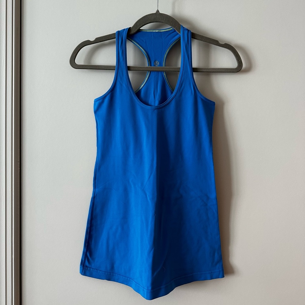 Blue Lululemon Tank